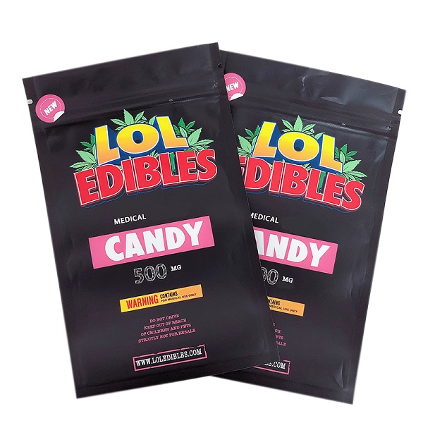 LOL edibles candy mylar bag